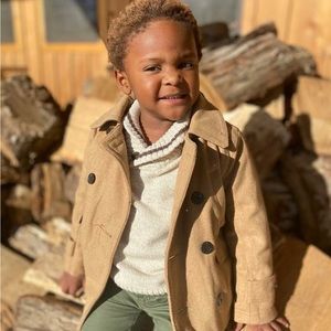 Boys Shawl Neck Sweater